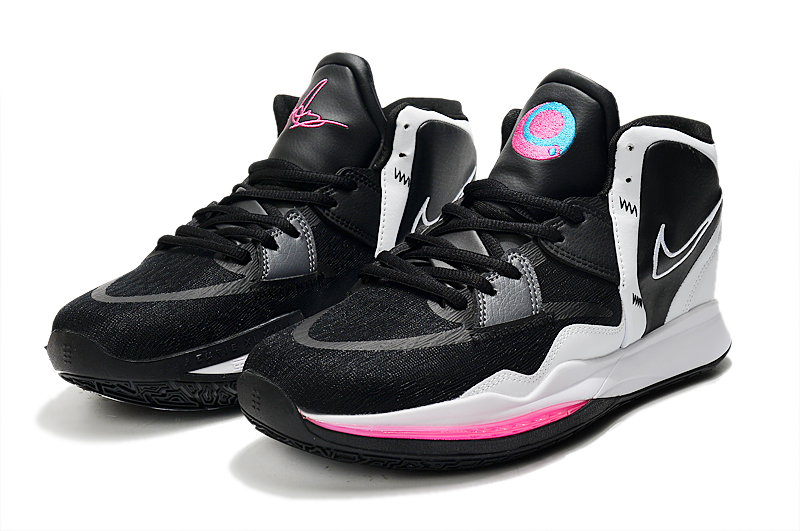 2021 Nike Kyrie 8 Black White Pink Blue Shoes